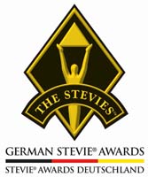 Logos der Stevie Awards und German Stevie Awards 