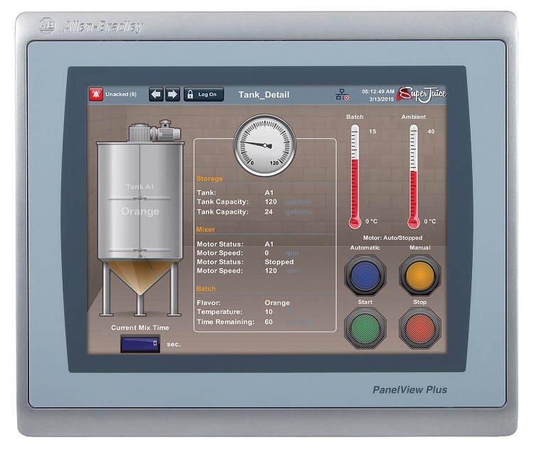 Allen-Bradley PanelView Plus 7 Performance Grafikterminal Allen-Bradley PanelView Plus 7 Performance Grafikterminal