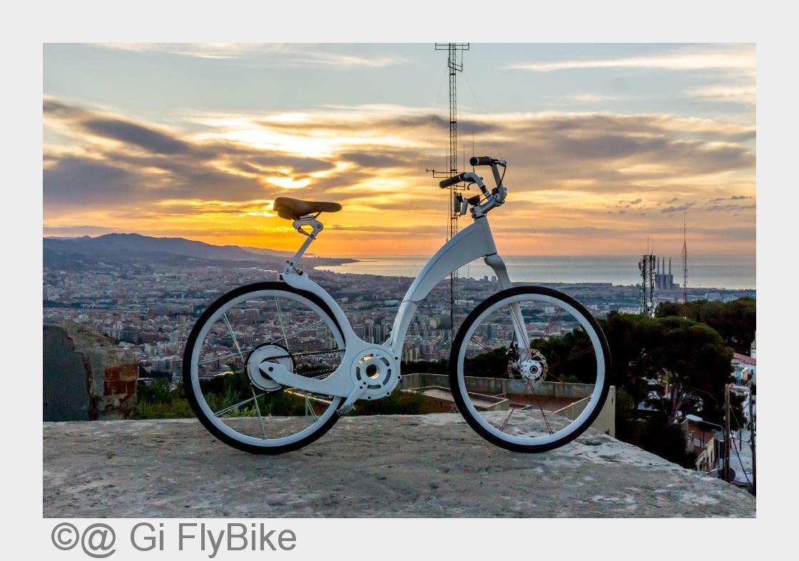 Gi FlyBike - das erste E-Bike, das sich in einer Sekunde zusammenfalten lässt. (Bildquelle: @ Gi Fly Gi FlyBike - das erste E-Bike, das sich in einer Sekunde zusammenfalten lässt. (Bildquelle: @ Gi Fly