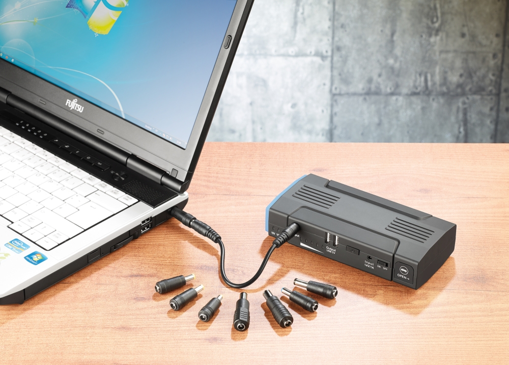 revolt 5in1 Notebook-Powerbank mit Kfz-Starthilfe, echte 12.000 mAh, www.pearl.de revolt 5in1 Notebook-Powerbank mit Kfz-Starthilfe, echte 12.000 mAh, www.pearl.de