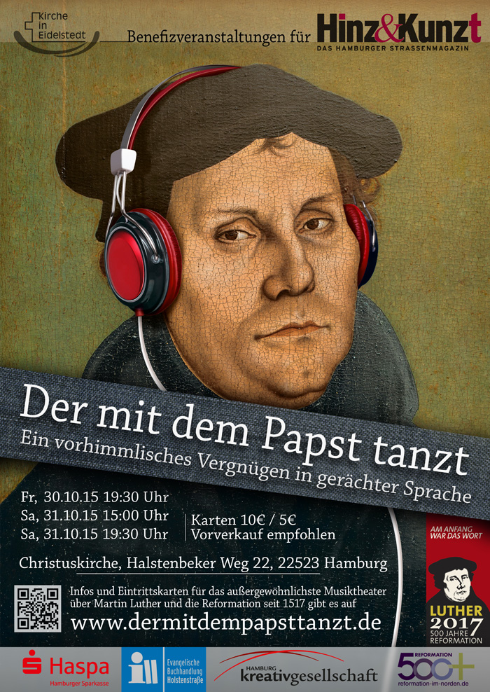 Das außergewöhnlichste Musiktheater über Martin Luther und die Reformation seit 1517! Das außergewöhnlichste Musiktheater über Martin Luther und die Reformation seit 1517!
