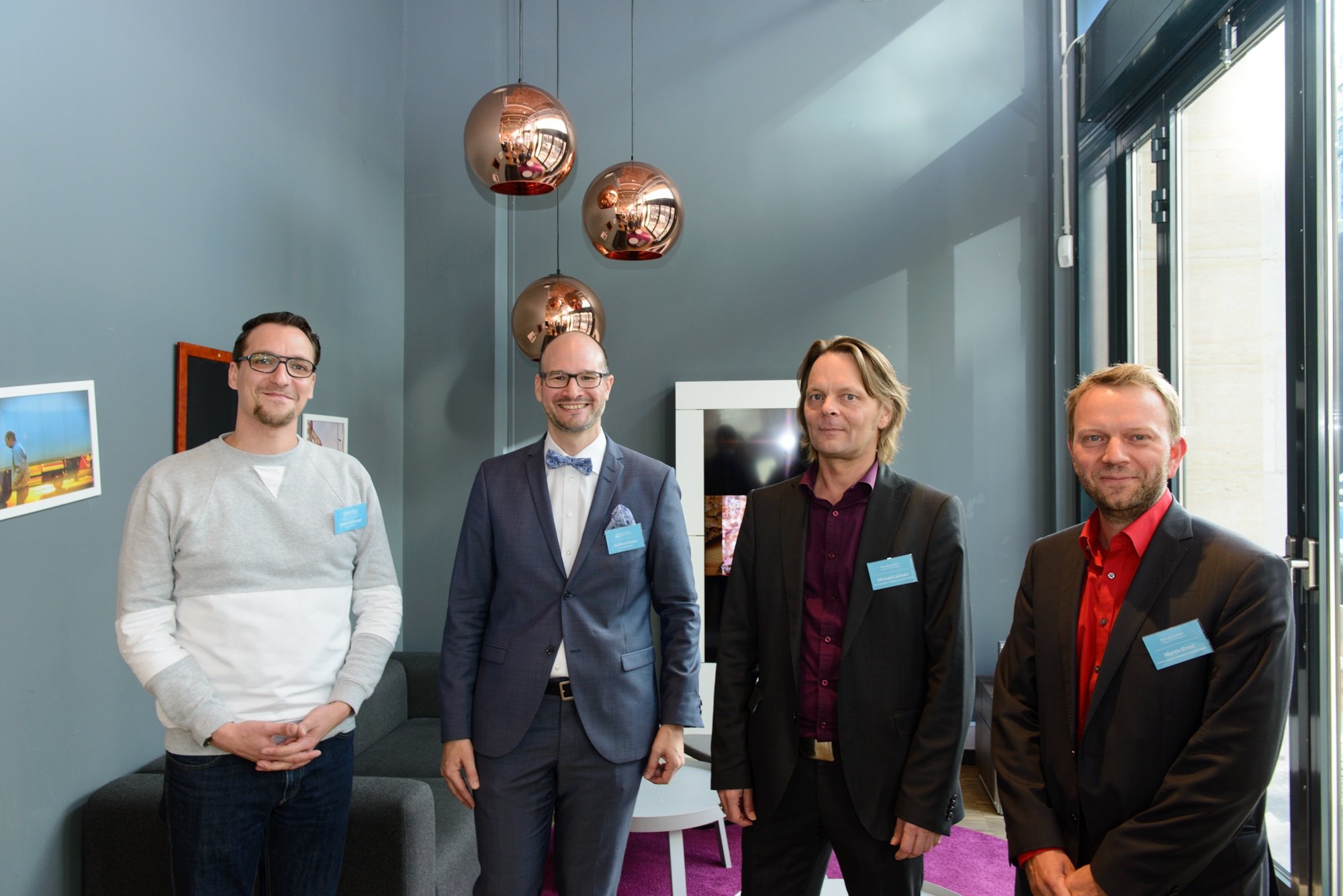 Die Veranstalter: M. Schrepel,C. Vossel, M.Lackner, M. Ernst Foto: M.Green Die Veranstalter: M. Schrepel,C. Vossel, M.Lackner, M. Ernst Foto: M.Green