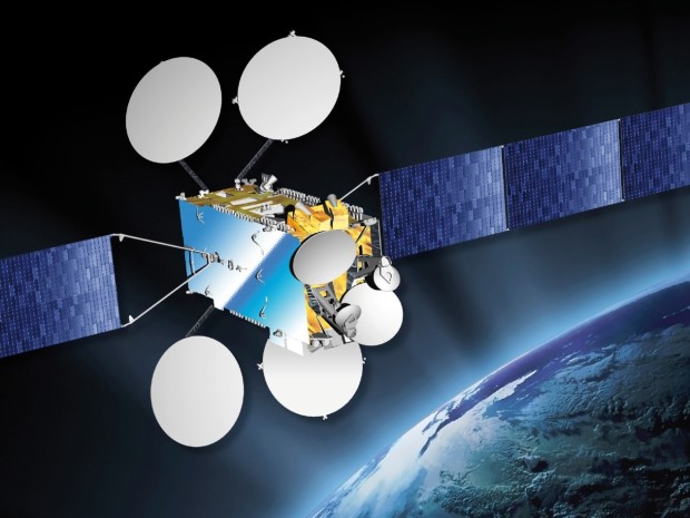 Satellit EUTELSAT 8 West B (Copyright ThalesAlenia Space) Satellit EUTELSAT 8 West B (Copyright ThalesAlenia Space)