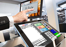 TCPOS Zweites Display für die Unterschrift per Touch