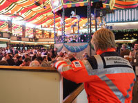 Das Festzelt „Marstall“ setzte auch dieses Jahr auf einen zelteigenen Sanitätsdienst Das Festzelt „Marstall“ setzte auch dieses Jahr auf einen zelteigenen Sanitätsdienst