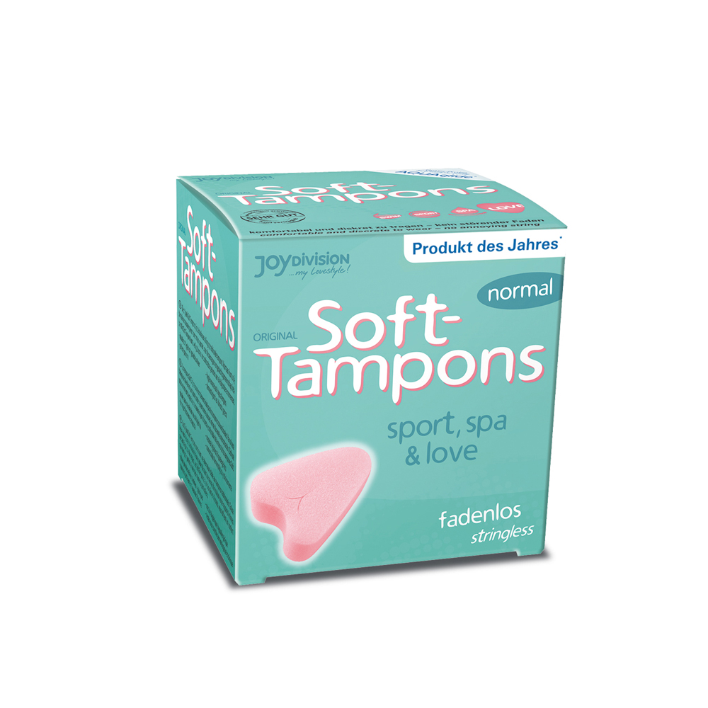 Die innovativen Soft-Tampons, ganz ohne lästigen Faden. Die innovativen Soft-Tampons, ganz ohne lästigen Faden.