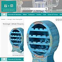 Neuer Online-Shop W+M Wohnakzente - stilvolle Möbel, schöne Produktfotos, einfache Handhabung Neuer Online-Shop W+M Wohnakzente - stilvolle Möbel, schöne Produktfotos, einfache Handhabung