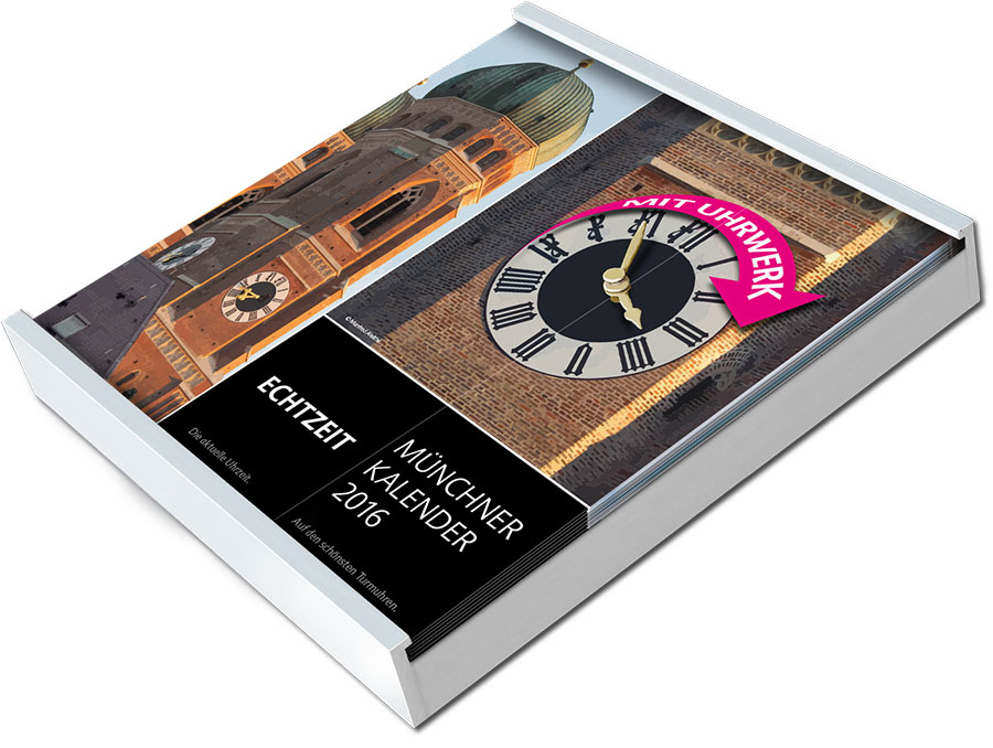 München-Kalender, Edition 2016 in weiß München-Kalender, Edition 2016 in weiß