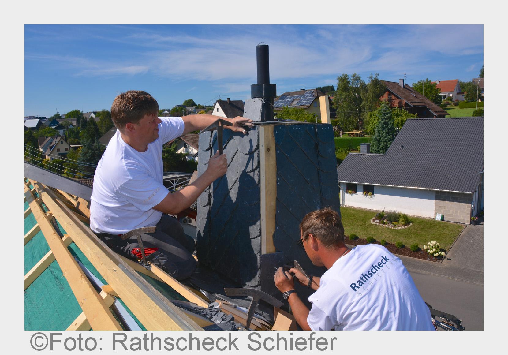 Schiefer: Schön und sicher am Kamin. (Bildquelle: Foto: Rathscheck Schiefer)