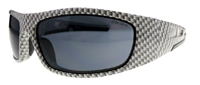 Sportlich: Sonnenbrille im Carbon-Look