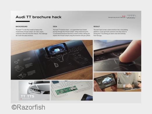 Interaktive Audi TT Broschüre (Bildquelle: Razorfish) Interaktive Audi TT Broschüre (Bildquelle: Razorfish)