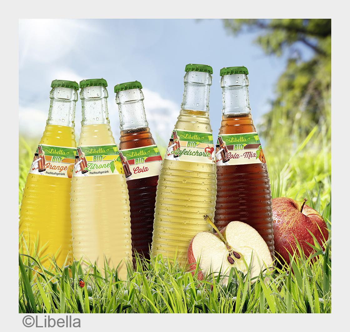 Neu im Getränkeregal: Libella bio in fünf spritzigen Sorten (Bildquelle: Libella) Neu im Getränkeregal: Libella bio in fünf spritzigen Sorten (Bildquelle: Libella)