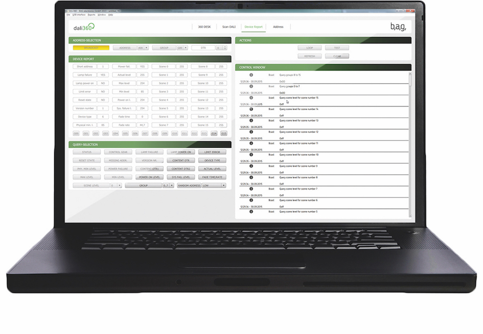 Die neue, kostenfreie Software dali360 macht DALI Programmierungen einfach. Die neue, kostenfreie Software dali360 macht DALI Programmierungen einfach.