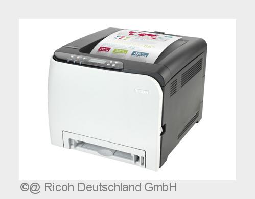 Während der Cashback-Aktion erstattet Ricoh für Modelle der SP C250- und SP C252-Serien Geld zurück. Während der Cashback-Aktion erstattet Ricoh für Modelle der SP C250- und SP C252-Serien Geld zurück.