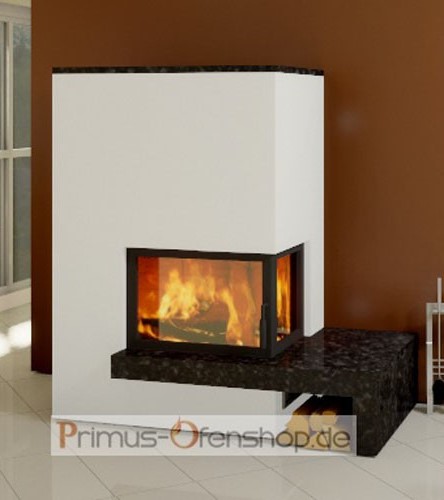 Heizen mit Holz im effektiven Kamin