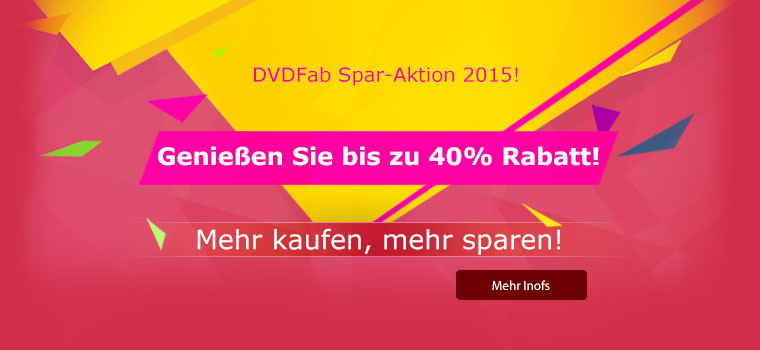 DVDFab Spar-Aktion 2015