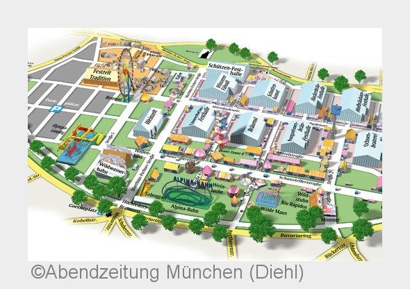Festwiese (Theresienwiese) in München (Bildquelle: Abendzeitung München (Diehl))