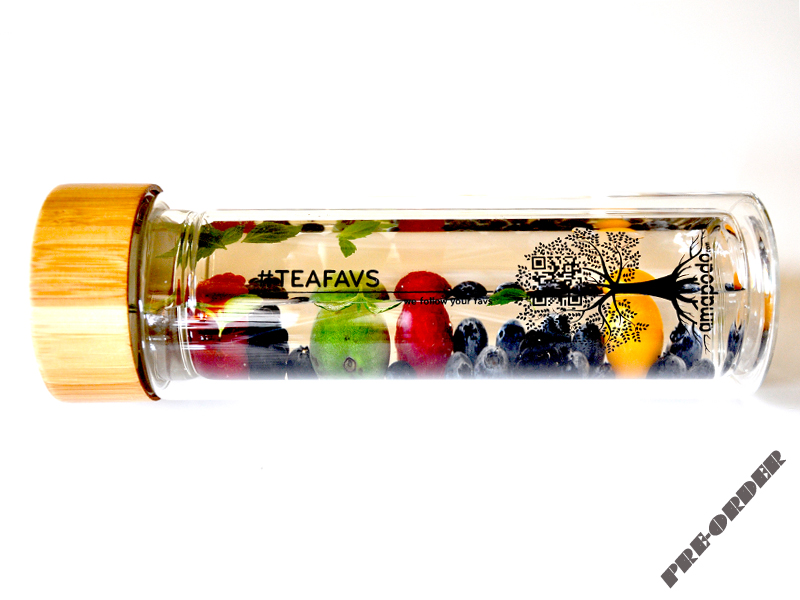 Thermo-Teeglas, Teamaker, Teebereiter, Teafavs, amapodo