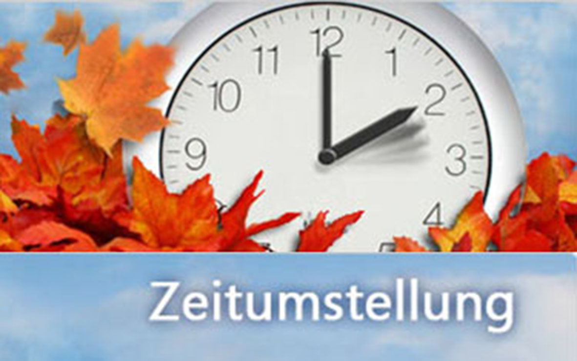 Bald ist es wieder so weit: Zeitumstellung Bald ist es wieder so weit: Zeitumstellung