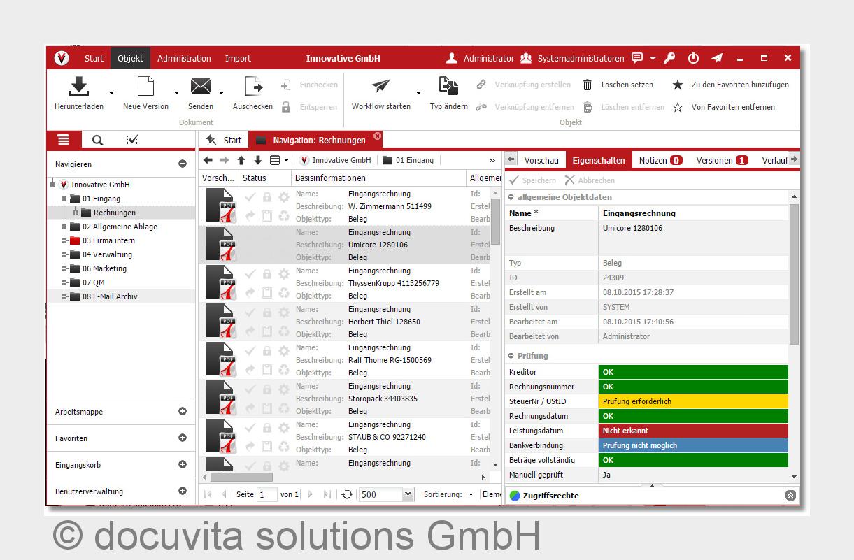 DocScout ist nahtlos integriert in docuvita DMS (Bildquelle:©docuvita solutions GmbH) DocScout ist nahtlos integriert in docuvita DMS (Bildquelle:©docuvita solutions GmbH)