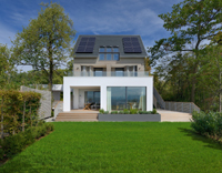 Das neue private Bio-Design-Musterhaus vom Ökohaus-Pionier Baufritz