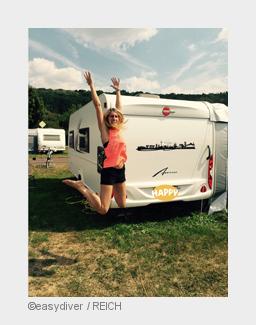 Beim easydriver Foto-Wettbewerb waren die schönsten Caravaner-Momente gesucht. (Bildquelle: easydive Beim easydriver Foto-Wettbewerb waren die schönsten Caravaner-Momente gesucht. (Bildquelle: easydive