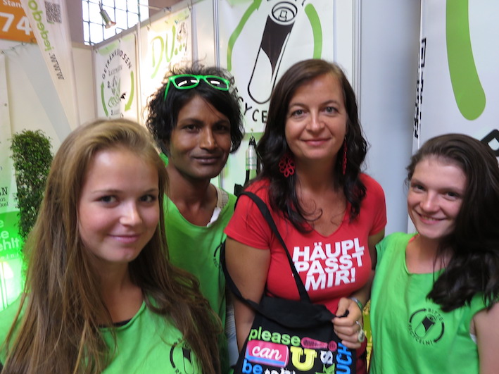 Umweltstadträtin Ulli Sima am JDZ-Stand