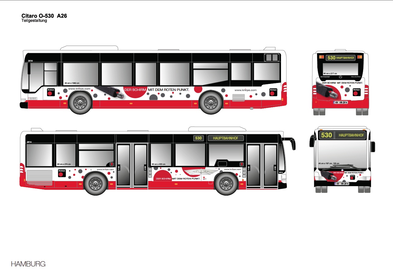 Busbeschriftung Knirps