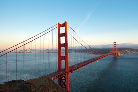 Darf natürlich auf den Nordamerika-Tagen nicht fehlen: die Golden Gate Bridge in San Francisco Darf natürlich auf den Nordamerika-Tagen nicht fehlen: die Golden Gate Bridge in San Francisco