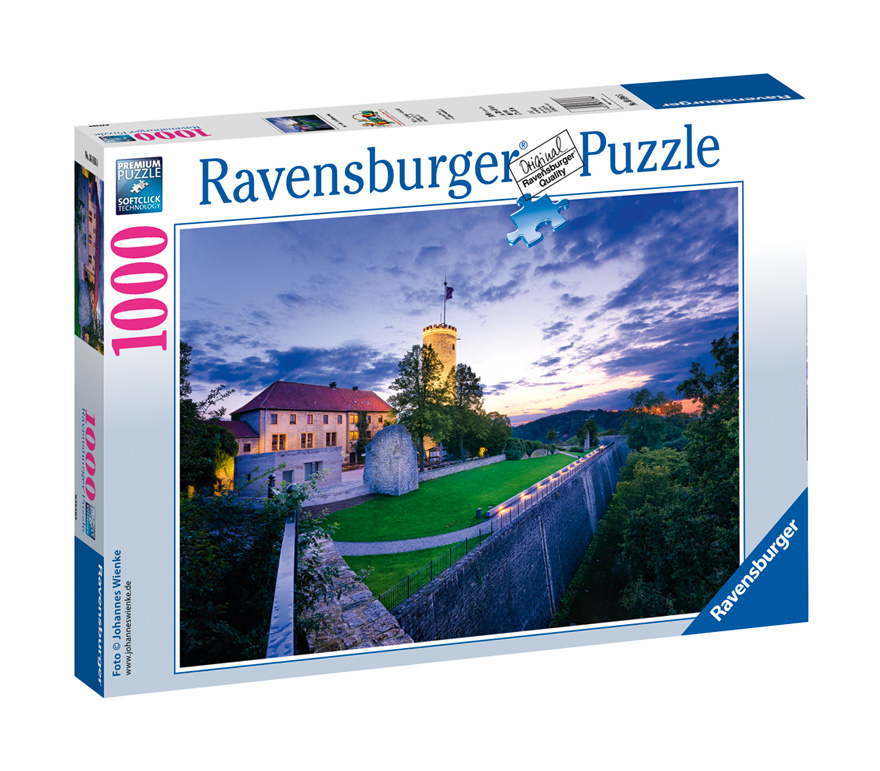 Die Bielefelder Sparrenburg als Puzzle mit 1000 Teilen.
