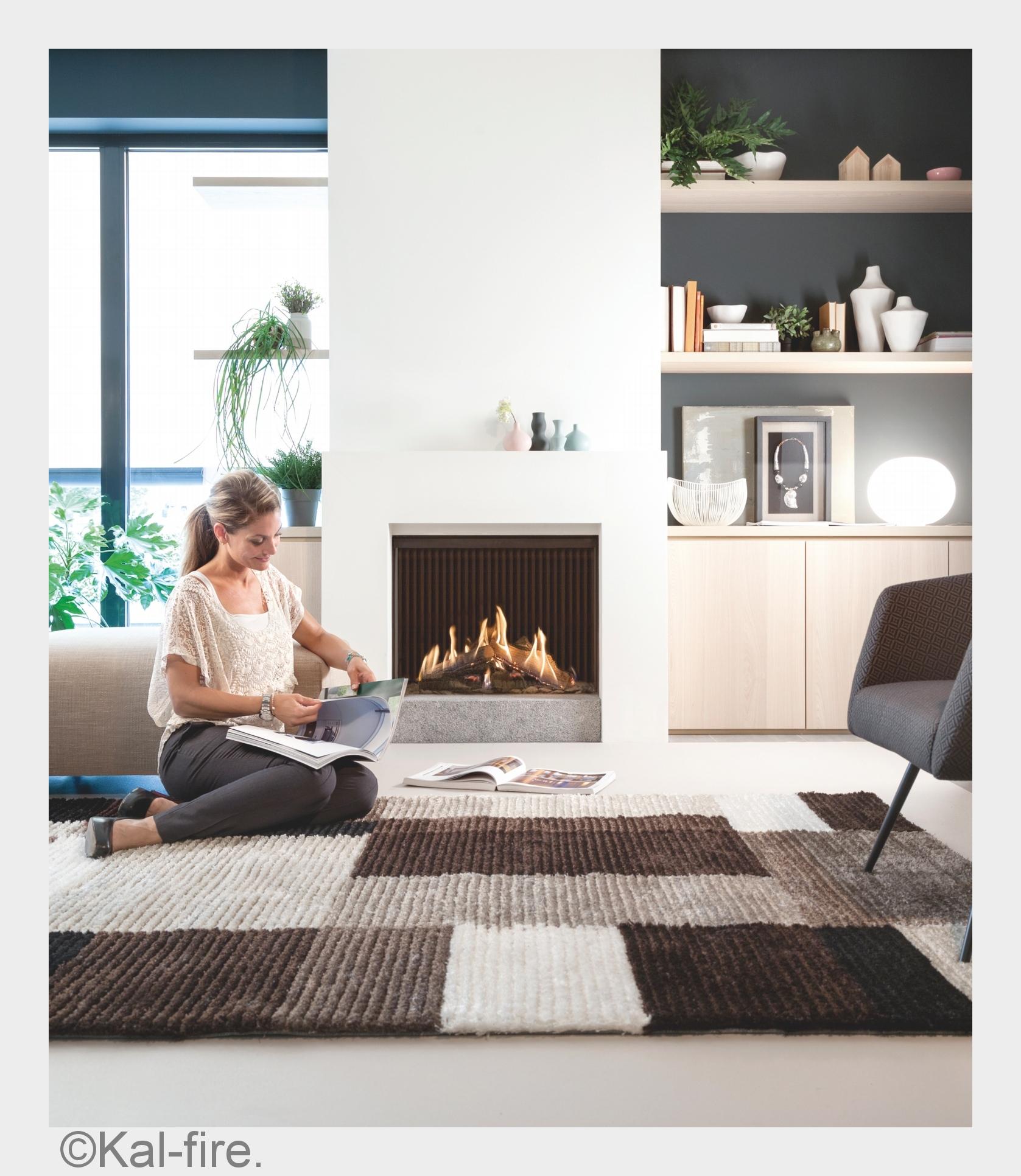 Ein gasbetriebener Kamin sorgt für Wärme und Gemütlichkeit?ohne viel Schmutz und Arbeit. (Bildquelle
