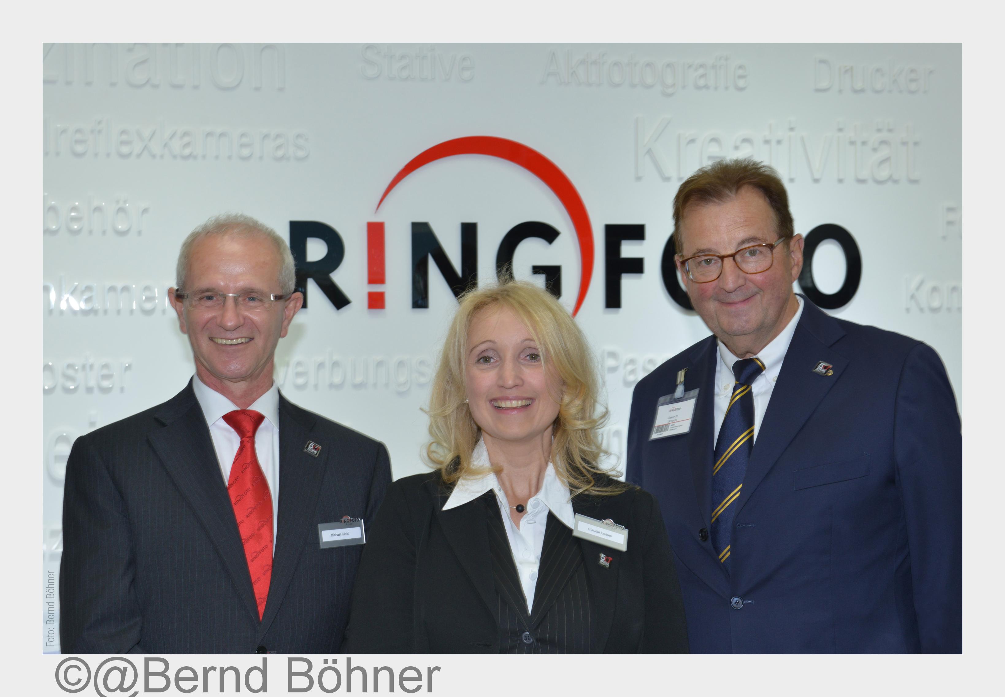GF Michael Gleich, Leitung Marketing/Vertrieb Claudia Endres, Verwaltungsratsvors. Rainer Schorcht. 