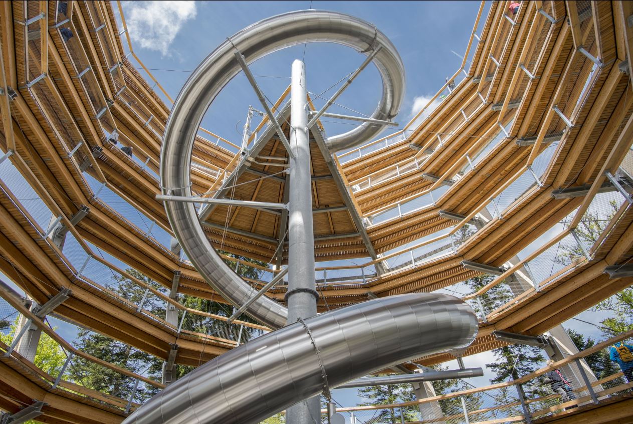 Rutsche in Bad Wildbad dagegen ist rasant©Erlebnis Akademie AG