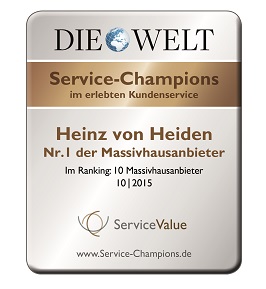 Heinz von Heiden ist die Nummer 1 der Massivhausanbieter Heinz von Heiden ist die Nummer 1 der Massivhausanbieter