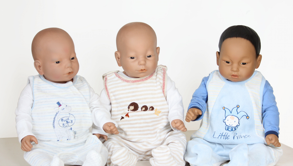 Babysimulatorpuppen von Rent-a-Baby