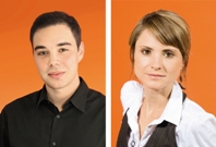 Die neuen Projektleiter David Strauß und Judith Heck Die neuen Projektleiter David Strauß und Judith Heck