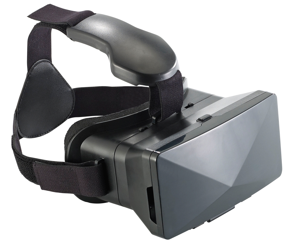 auvisio Virtual-Reality-Brille VRB70.3D mit Magnetschalter, www.pearl.de