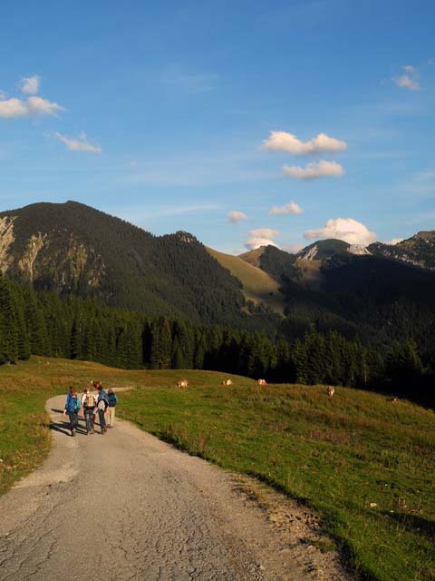 Zum Schuljahresbeginn auf Bergtour