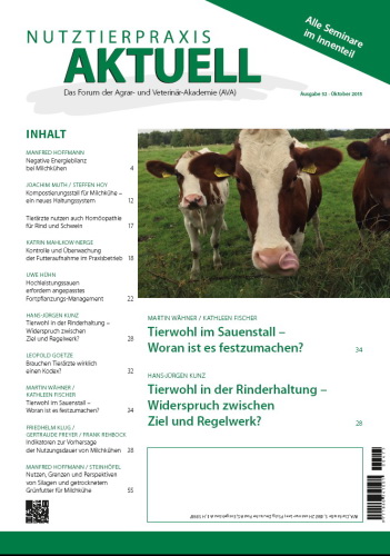 Die neue Nutztierpraxis Aktuell (NPA) Nr. 52 Die neue Nutztierpraxis Aktuell (NPA) Nr. 52