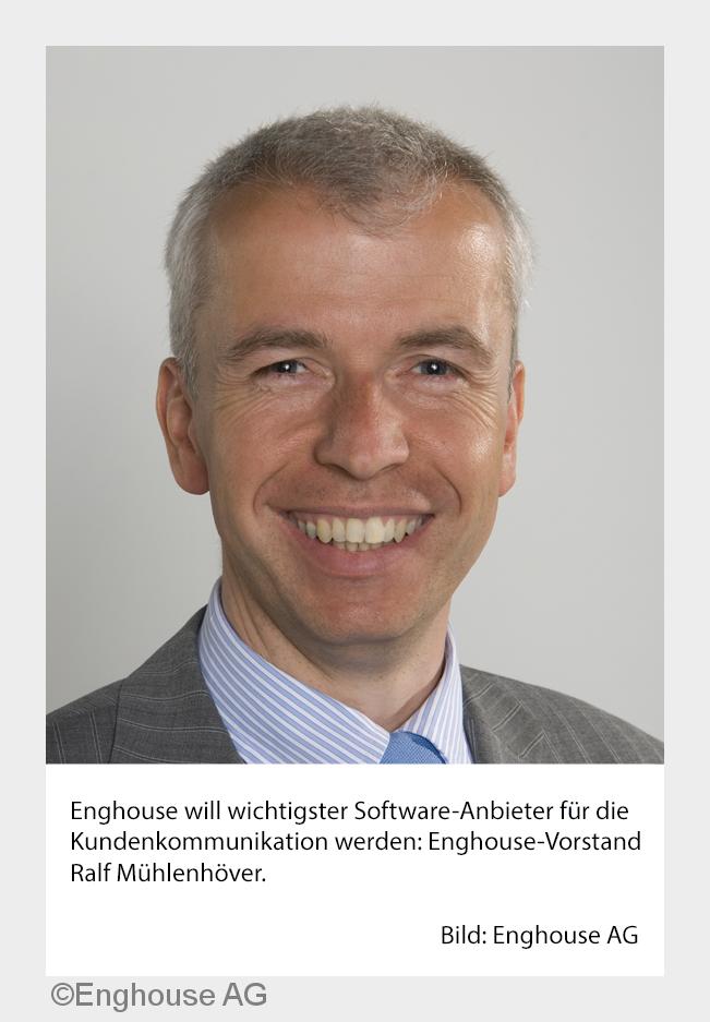 Will Marktanteile ausbauen: Enghouse-Vorstand Ralf Mühlenhöver. (Bildquelle: Enghouse AG)