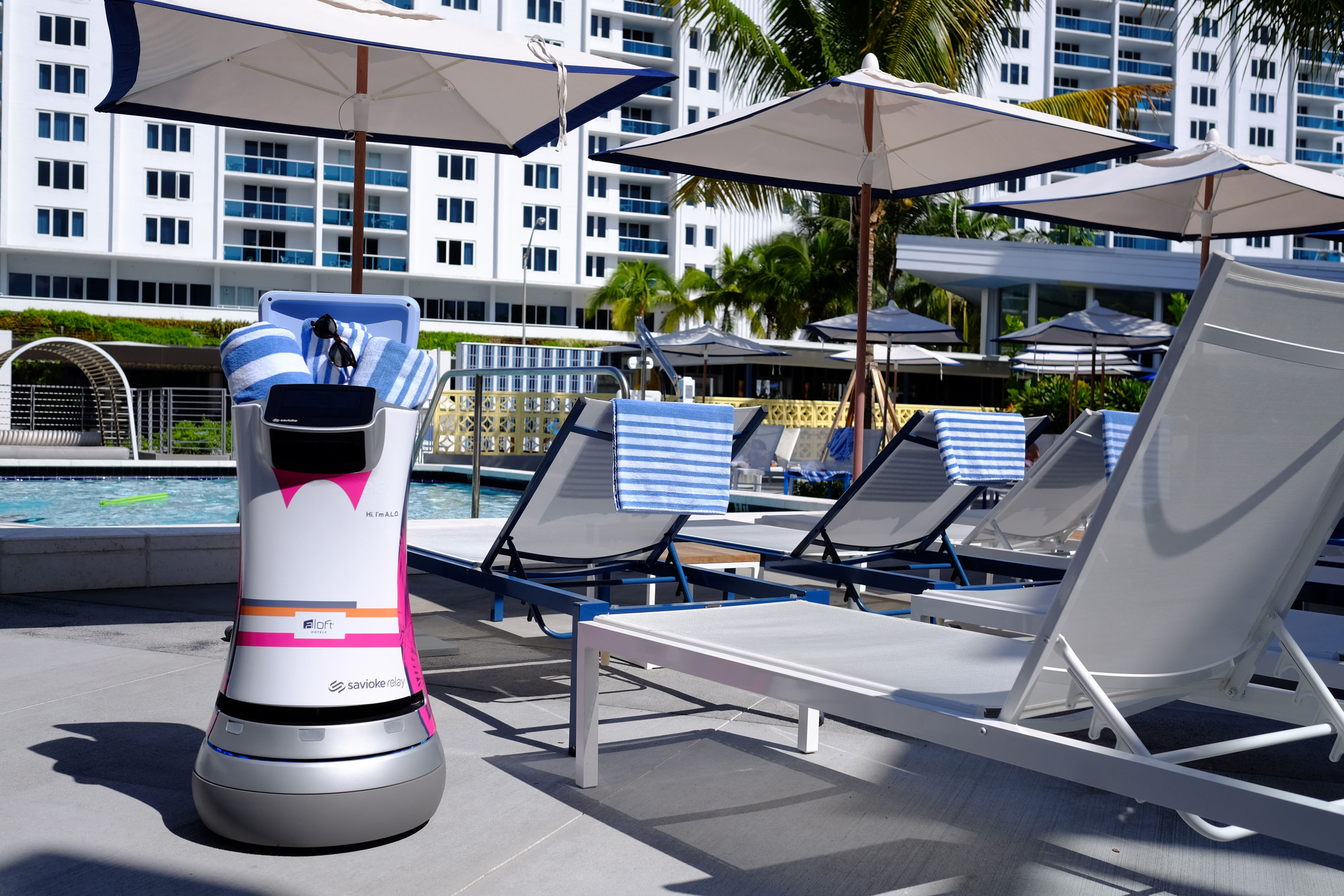Roboter als Servicekräfte?in den Aloft Hotels ist das längst normal (Foto: Starwood Hotels)