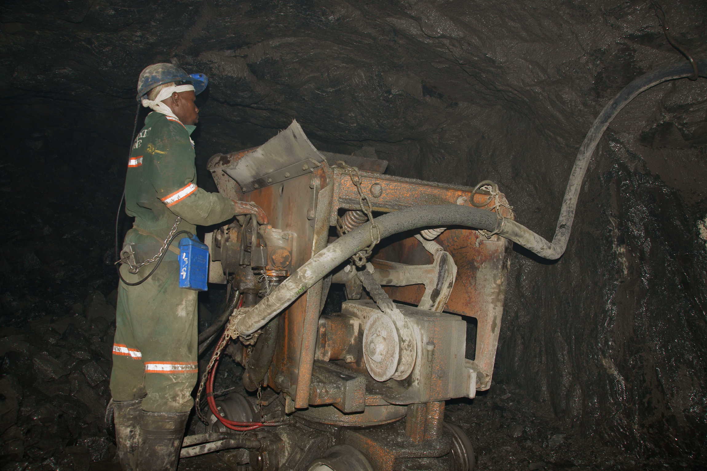 Untertagebau Blanket Mine Simbabwe