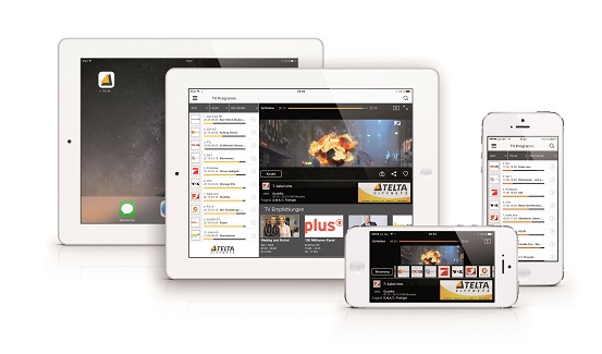 Multiscreen-App im TELTA-Branding