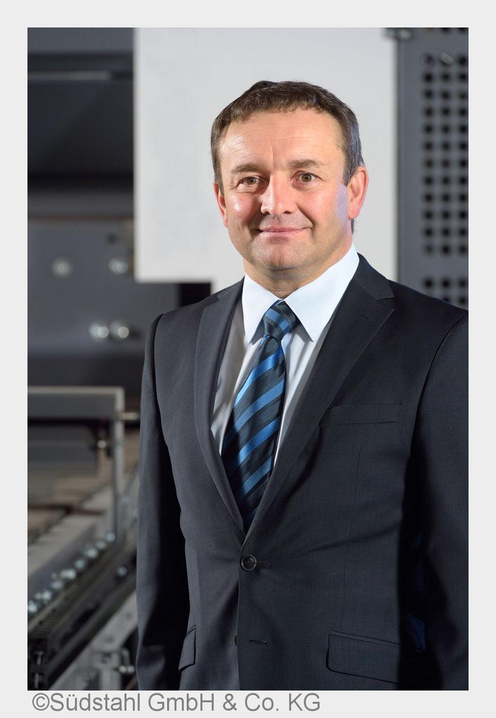 Peter Birkner ist Prokurist der Südstahl GmbH& Co. KG. (Bildquelle: Südstahl GmbH& Co. KG)