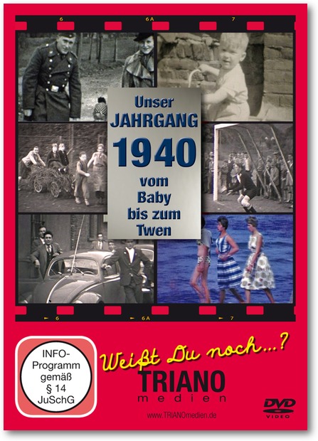 Die Zeitreise für Kriegskinder vom Jahrgang 1940 - die originelle Geschenkidee zum 75. Geburtstag  