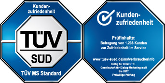 COMBITEL erhält erneut die TÜV-Zertifizierung