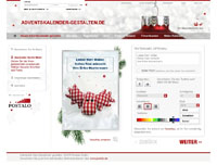 Einfach per Klick individuelle und personalisierte Adventskalender gestalten und verschicken Einfach per Klick individuelle und personalisierte Adventskalender gestalten und verschicken