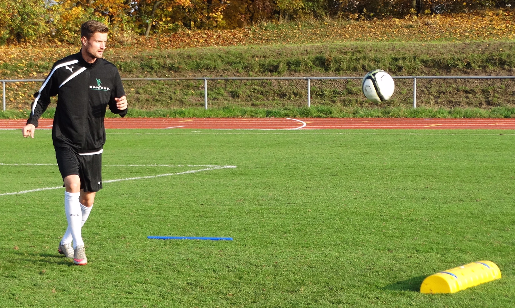 hier Markus Palionis im Einzeltraining mit Samicap hier Markus Palionis im Einzeltraining mit Samicap