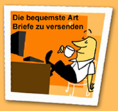 Einfach die bequemste Art des Briefversands Einfach die bequemste Art des Briefversands