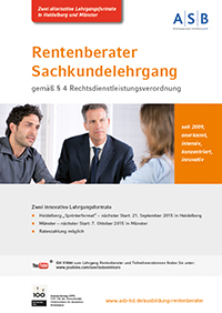 Rentenberater Sachkundelehrgang